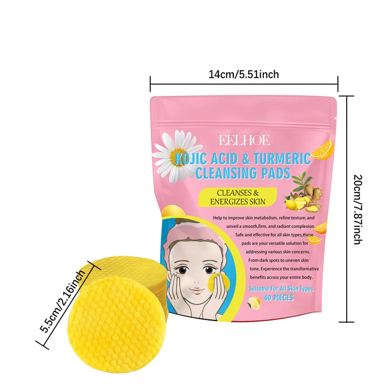 Turmeric Kojic Acid Exfoliating Cleansing Pads