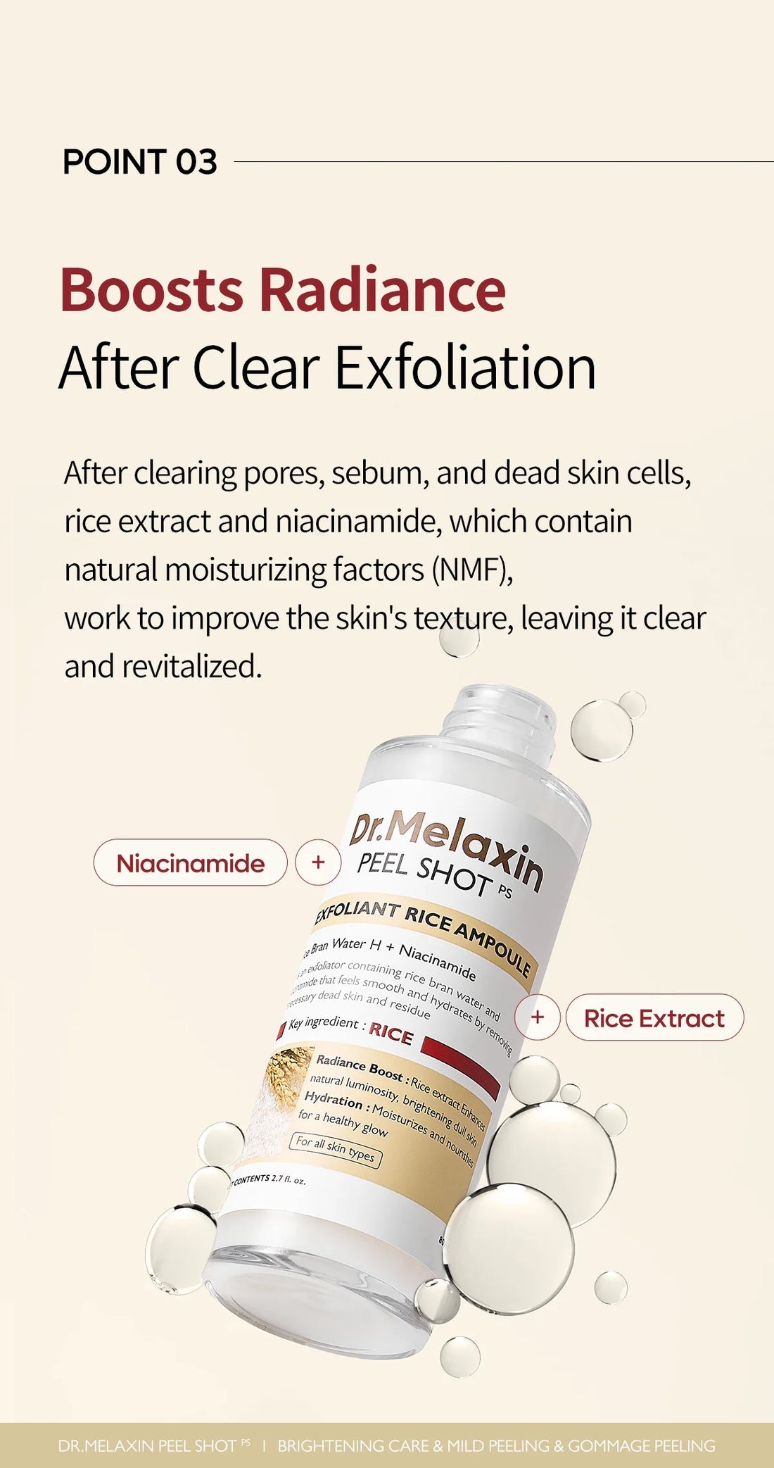 Peel Shot Glow Pure Rice Serum