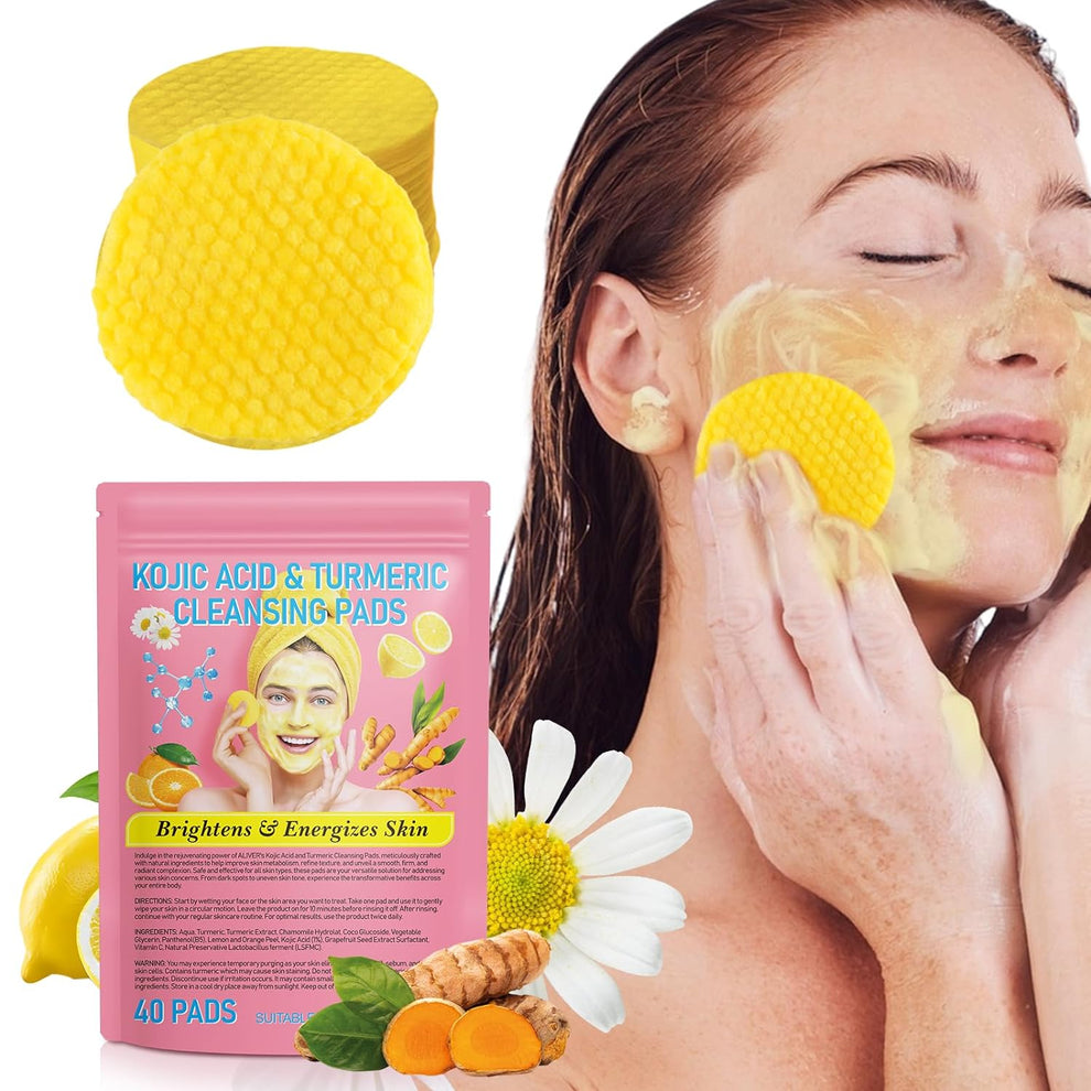 Turmeric Kojic Acid Exfoliating Cleansing Pads