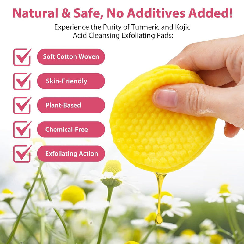 Turmeric Kojic Acid Exfoliating Cleansing Pads