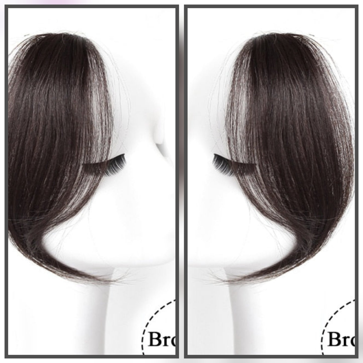 Clip-In Front Side Hair Bangs Extension