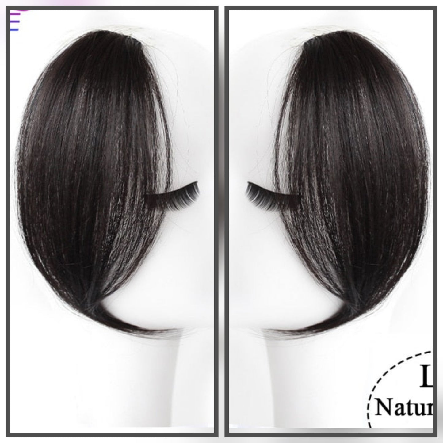 Clip-In Front Side Hair Bangs Extension