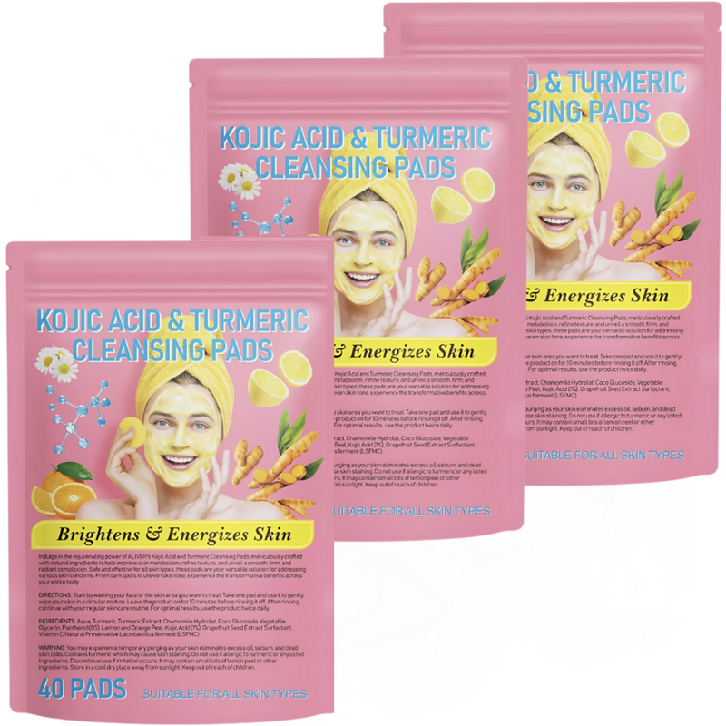 Turmeric Kojic Acid Exfoliating Cleansing Pads