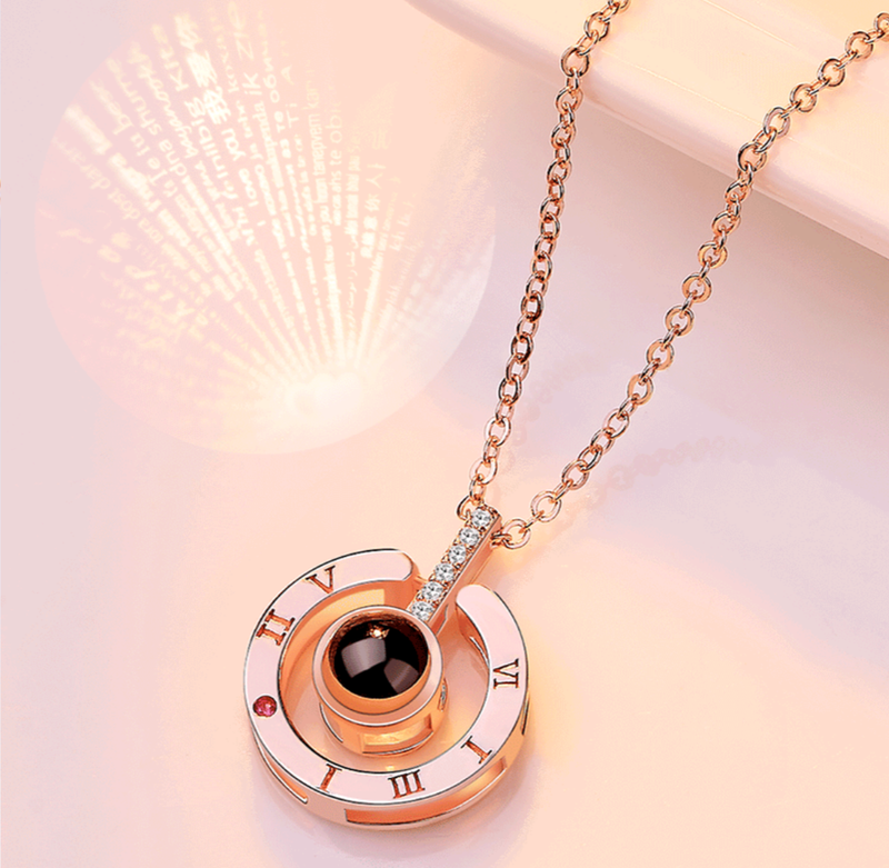 I love you in store a 100 different languages necklace