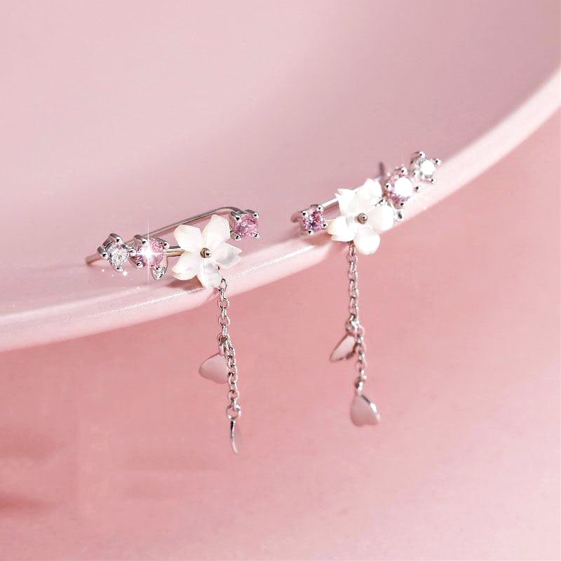 Crystal Cherry Blossom Earrings