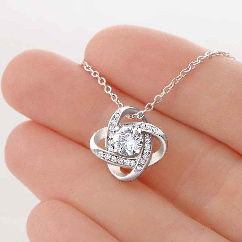 Love Knot Sterling Silver Pendant